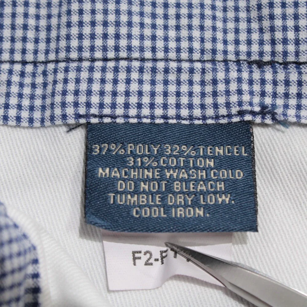 Frank's Pants NWT Chinos / Casual Pants Size 44 US in Blue Polyester Blend